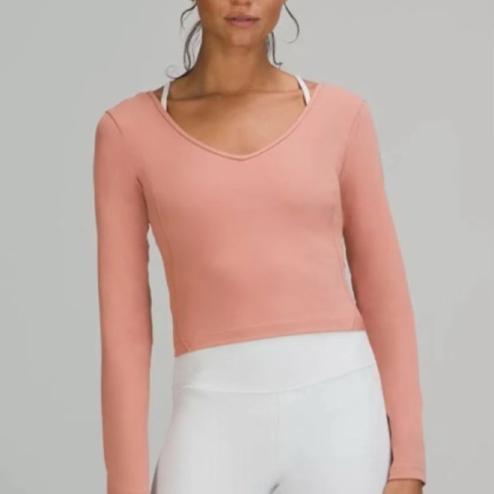 Lululemon Align Long Sleeves Pink Savannah- Size 12